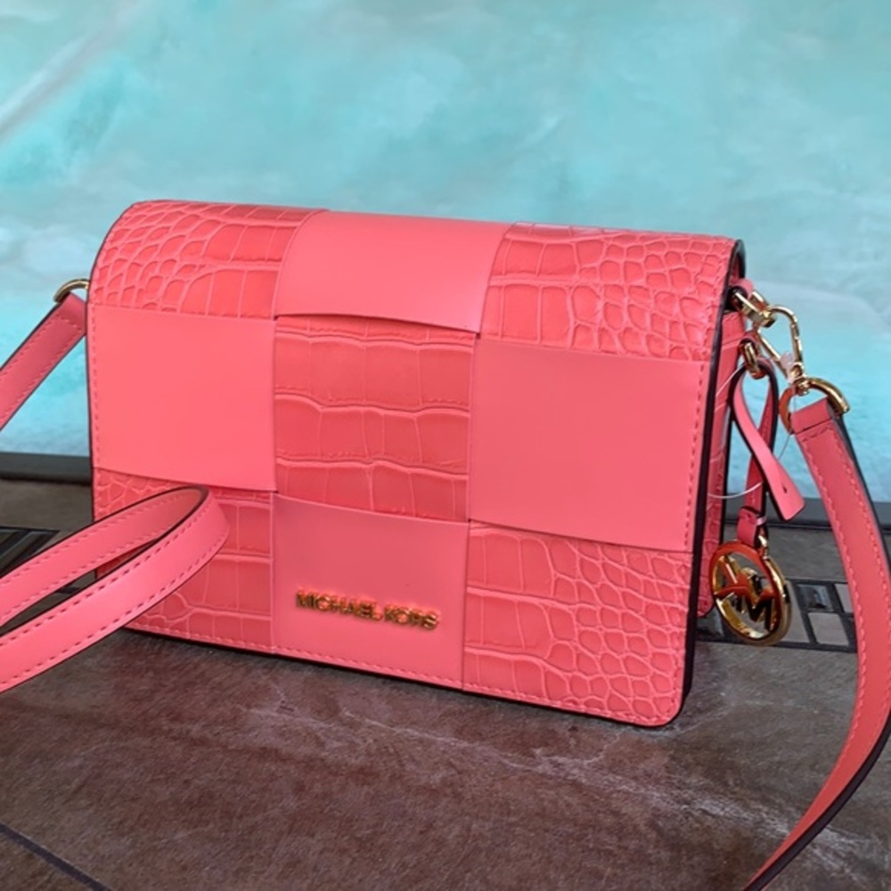 Michael Kors Mercer Sm clutch XBODY Grapefruit